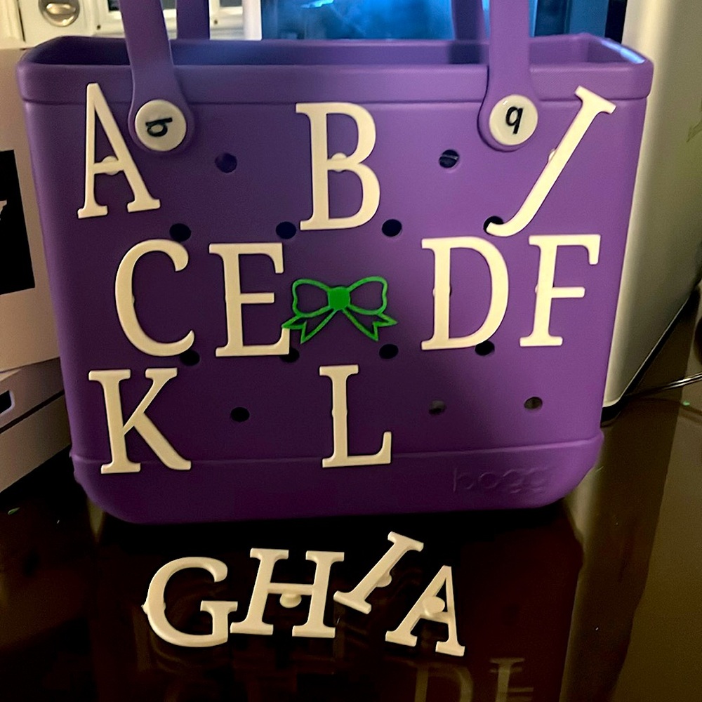 Custom Bogg Bag Charms. I can do letters, states, bows, and more!